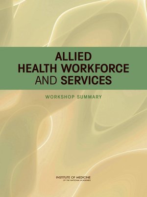 cover image of Allied Health Workforce and Services